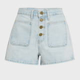 FRAME Le Bardot Exposed Button Short Trevi