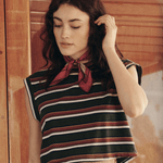 The Great. Square Tee Boardwalk Stripe