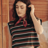The Great. Square Tee Boardwalk Stripe