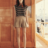 The Great. Square Tee Boardwalk Stripe