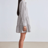 Anna Shirt Dress Sand Stripe