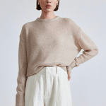 Apiece Apart Tissue Weight Sweater Sand