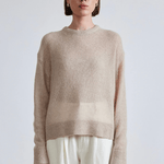 Apiece Apart Tissue Weight Sweater Sand