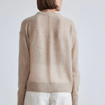 Apiece Apart Tissue Weight Sweater Sand