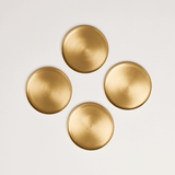 Fleck Heirloom Brass Coaster Set