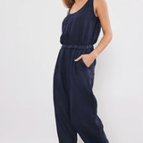 Velvet Winnie Linen Jumpsuit Shadow