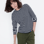 Kule The Modern Long Navy/Cream Pinstripe