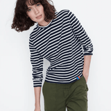 Kule The Modern Long Navy/Cream Pinstripe