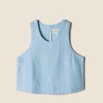 Birds of Paradis Esther Tank Sky Linen