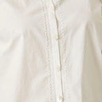 Cartolina Reese Top Cotton Poplin Blanc de Blanc
