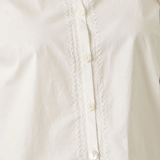 Cartolina Reese Top Cotton Poplin Blanc de Blanc