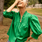 Alden Adair Blake Top Emerald