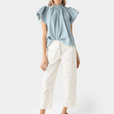 Birds of Paradis Carla Top Chambray