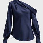 Simkhai Alice One Shoulder Top Midnight