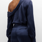 Simkhai Alice One Shoulder Top Midnight