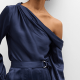 Simkhai Alice One Shoulder Top Midnight