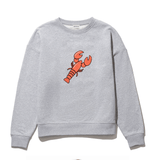 Kule The Oversized Lobster Sweatshirt Heather Grey