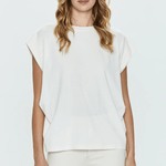 Trina Muscle Tee White Sand