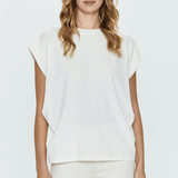 Trina Muscle Tee White Sand