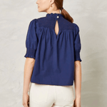 Cartolina Cassidy Top Cotton Poplin Navy