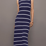 525 America: Stripe Midi Dress