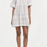Cris Shirt Dress Blue Stripe Multi