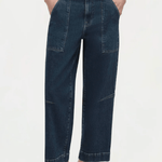 Jenny Belted Cropped Pant Cielo