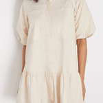 Crissy Cotton Poplin Dress Sand