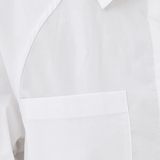 Crissy Cotton Poplin Dress White