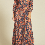 Birds of Paradis Eliot Dress Paisley Shore