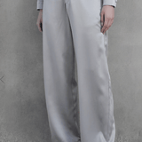 Modesto Silk Charmeuse Pant Platinum