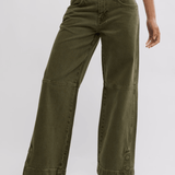 Benji Relaxed Wide Leg Army
