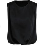 The Victoria Sleeveless Top Black
