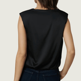 The Victoria Sleeveless Top Black