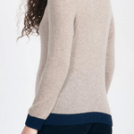Contrast Crew Sweater