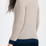 Contrast Crew Sweater