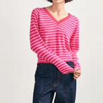 Crop Stripe Vee