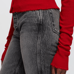 Cashmere Crewneck Cardigan Fire