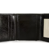 Perfect Wallet Crinkled Leather Leather Black OS