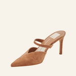 Kanika Heel Pecan Suede