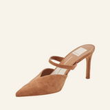 Kanika Heel Pecan Suede
