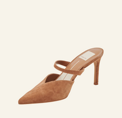Kanika Heel Pecan Suede