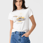 Classic Tee Martini Bar Vintage White