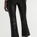 Lennon Slate Black Leather Pant