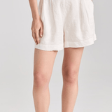 Birds of Paradis Everett Short Ivory
