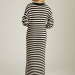 Raya Striped Polo Dress Dark Blue Multi