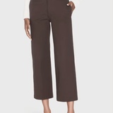 Le Jane Crop Trouser Chocolate Brown