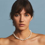 Pearl Necklace 16.5 Inches / Oval Clip / Pearl necklace - No Charm