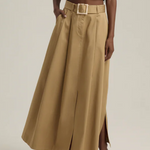 The Gabby Belted Skirt Sand