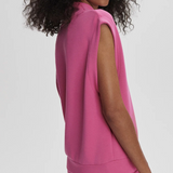 Loretta Half Zip Ibis Rose